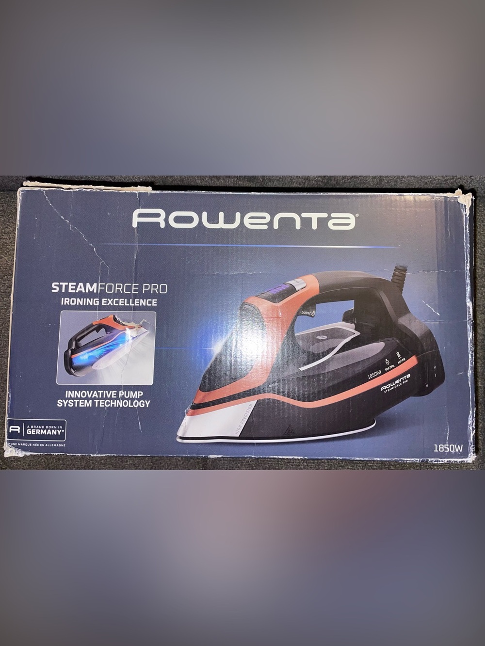 New Open Box Rowenta Iron Steam Force Pro Steam Iron
